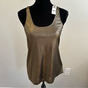 NEW Express Bronze Shimmer Tank Top